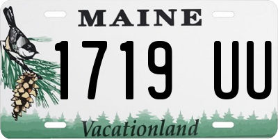 ME license plate 1719UU