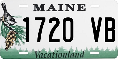 ME license plate 1720VB