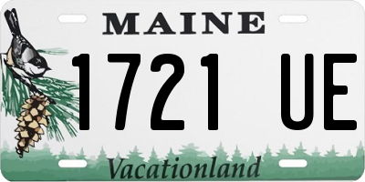 ME license plate 1721UE