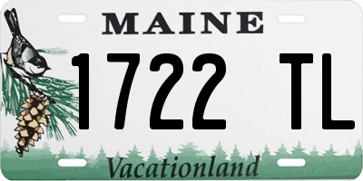 ME license plate 1722TL