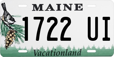 ME license plate 1722UI