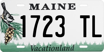 ME license plate 1723TL