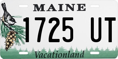 ME license plate 1725UT