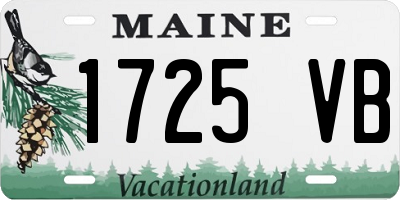 ME license plate 1725VB