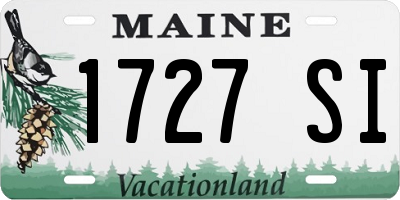 ME license plate 1727SI