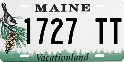 ME license plate 1727TT