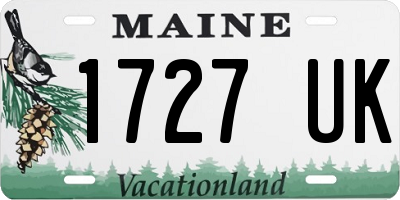 ME license plate 1727UK