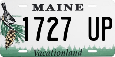 ME license plate 1727UP
