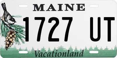 ME license plate 1727UT