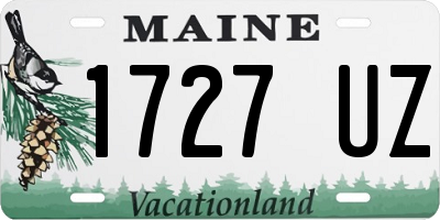 ME license plate 1727UZ