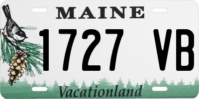 ME license plate 1727VB