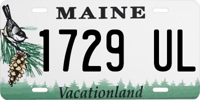 ME license plate 1729UL
