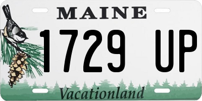 ME license plate 1729UP