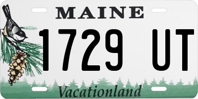 ME license plate 1729UT