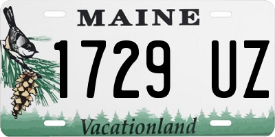 ME license plate 1729UZ