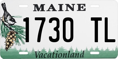 ME license plate 1730TL