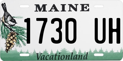 ME license plate 1730UH