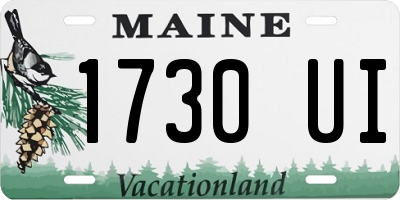 ME license plate 1730UI