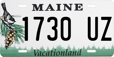 ME license plate 1730UZ