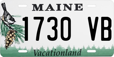 ME license plate 1730VB