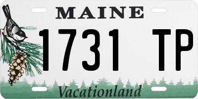 ME license plate 1731TP