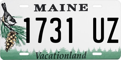 ME license plate 1731UZ