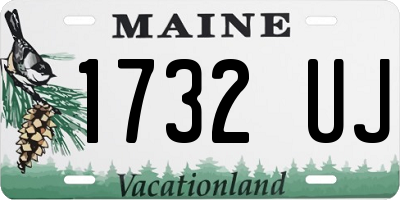 ME license plate 1732UJ