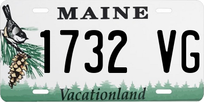 ME license plate 1732VG