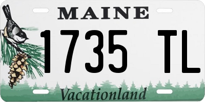 ME license plate 1735TL