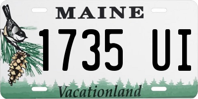 ME license plate 1735UI