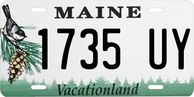 ME license plate 1735UY