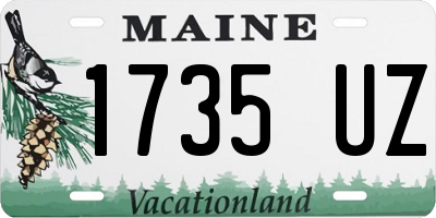 ME license plate 1735UZ