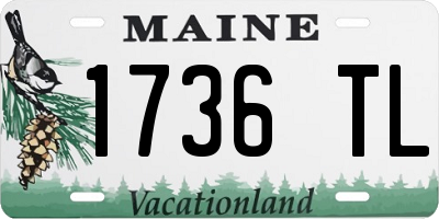 ME license plate 1736TL