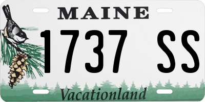 ME license plate 1737SS