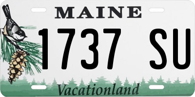 ME license plate 1737SU