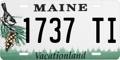 ME license plate 1737TI