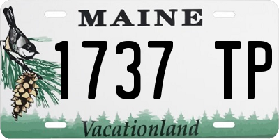 ME license plate 1737TP