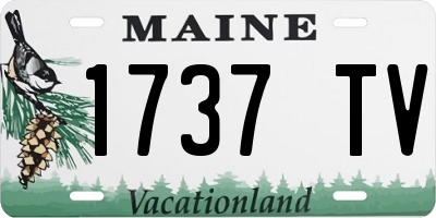 ME license plate 1737TV
