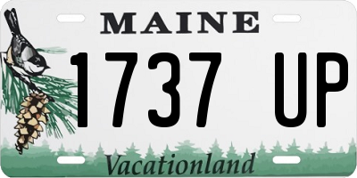 ME license plate 1737UP