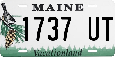 ME license plate 1737UT