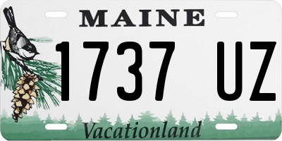 ME license plate 1737UZ