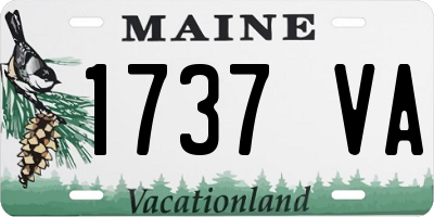 ME license plate 1737VA