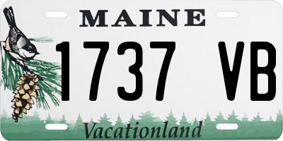 ME license plate 1737VB