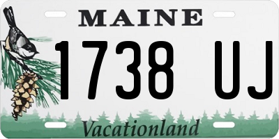 ME license plate 1738UJ