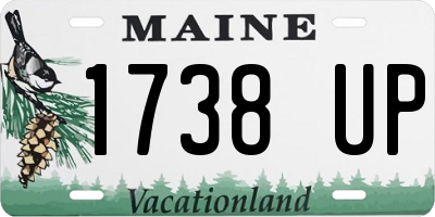 ME license plate 1738UP