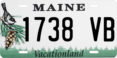 ME license plate 1738VB