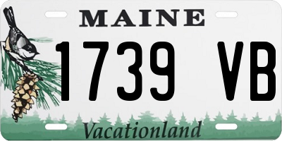 ME license plate 1739VB