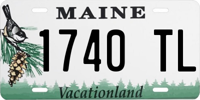 ME license plate 1740TL