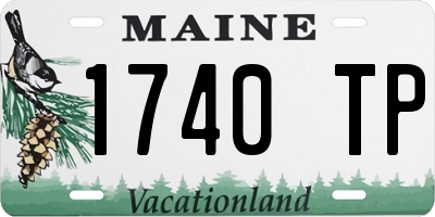 ME license plate 1740TP