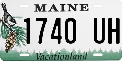 ME license plate 1740UH